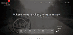 Desktop Screenshot of inclusiveinindia.com